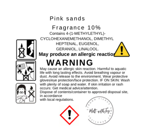 Pink Sand & Chill Candle
