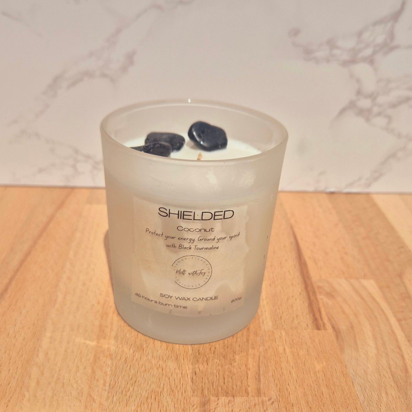 Shielded candle