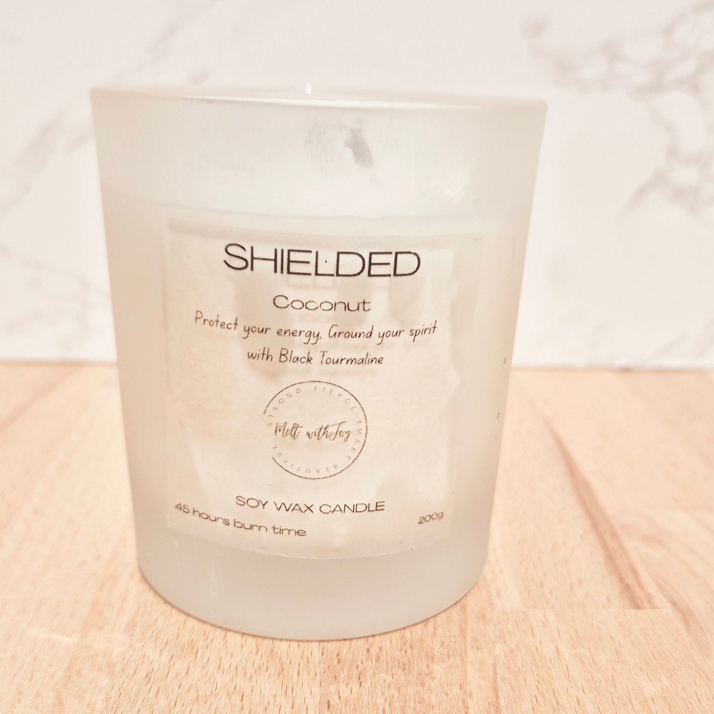 Shielded candle