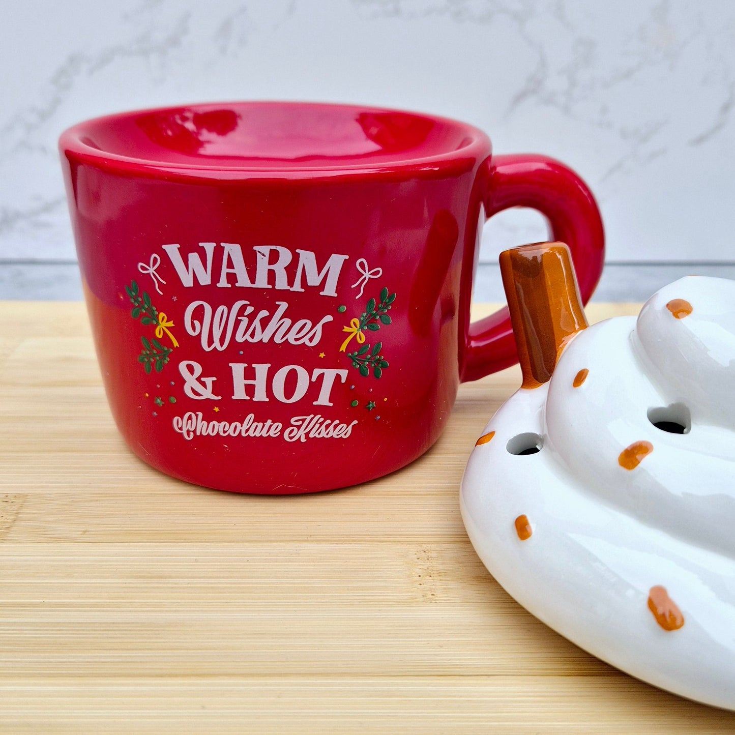 Warm Wishes & Hot Chocolate Kisses Wax Melt Burner