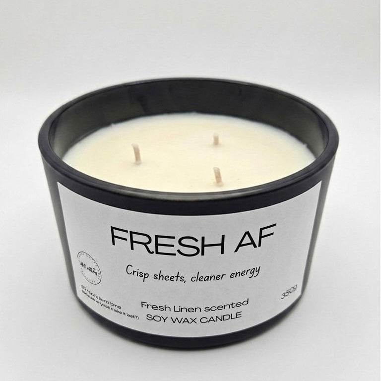 Fresh AF  large Candle