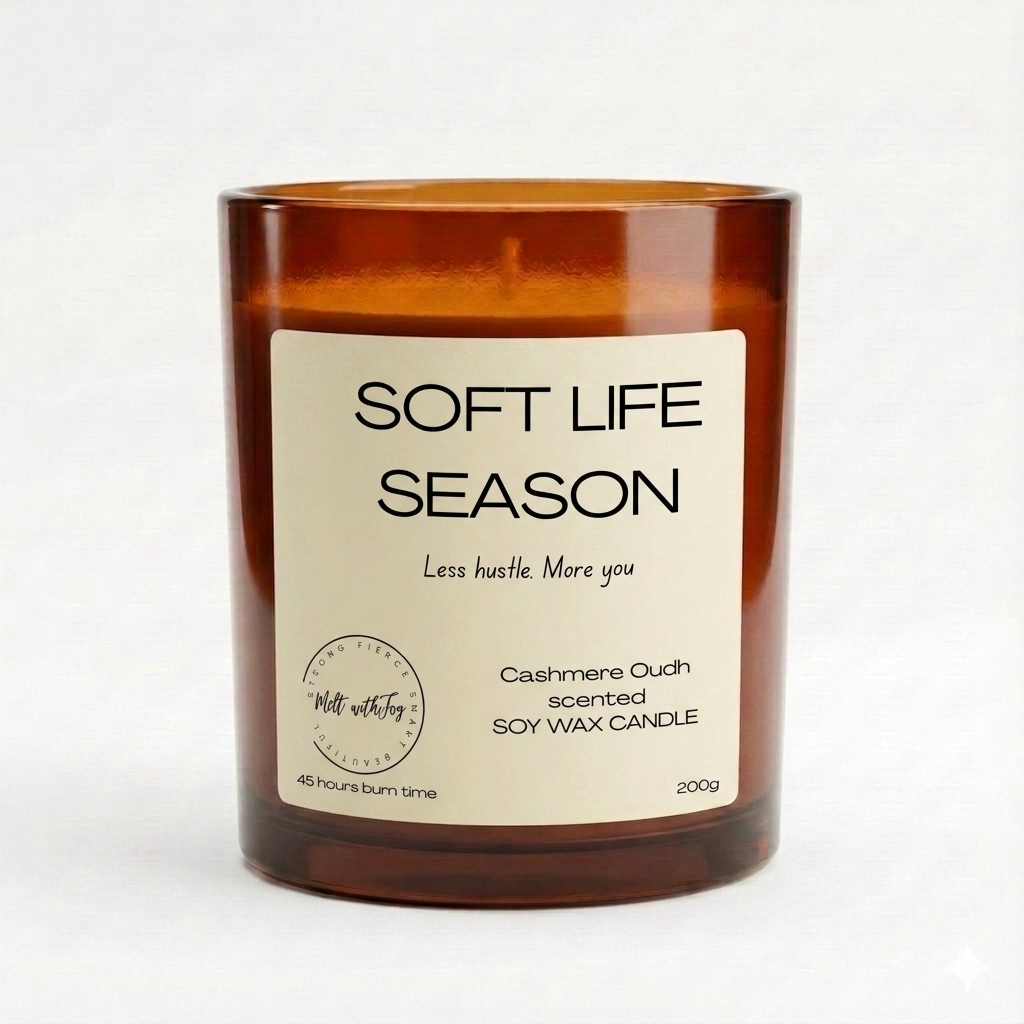 Soft life season candle
