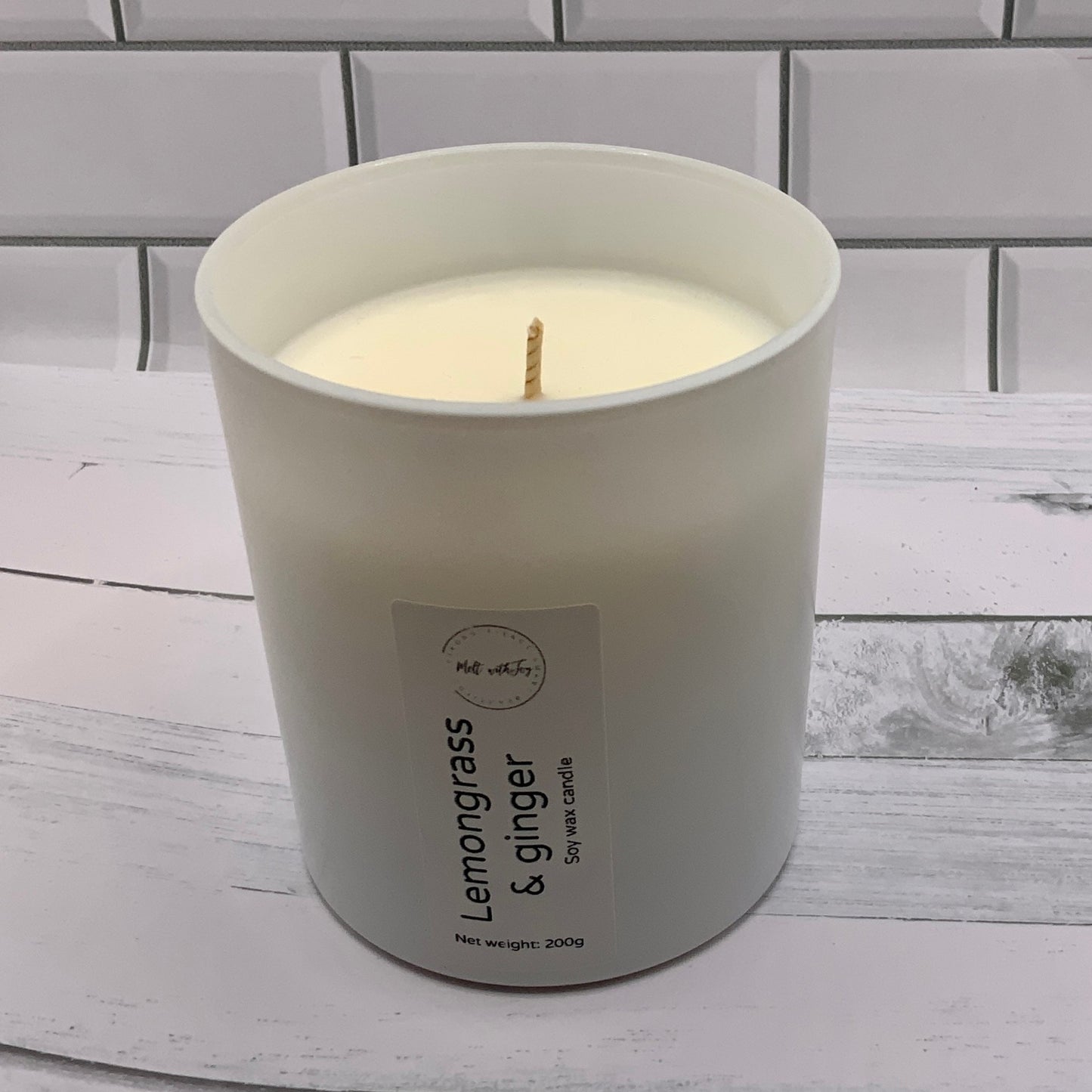 Lemongrass & ginger candle