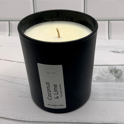 Coconut & lime candle