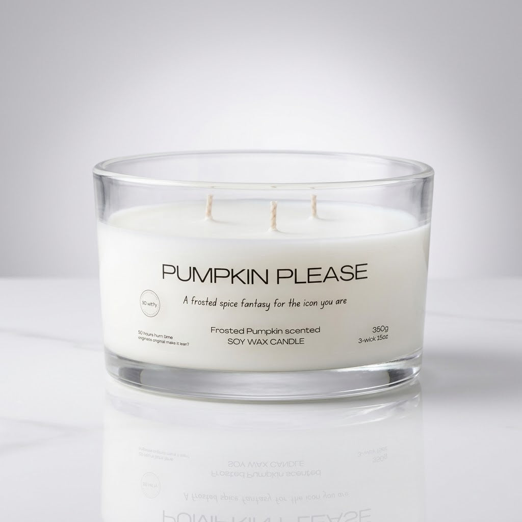 Pumpkin please - 3 wick candle