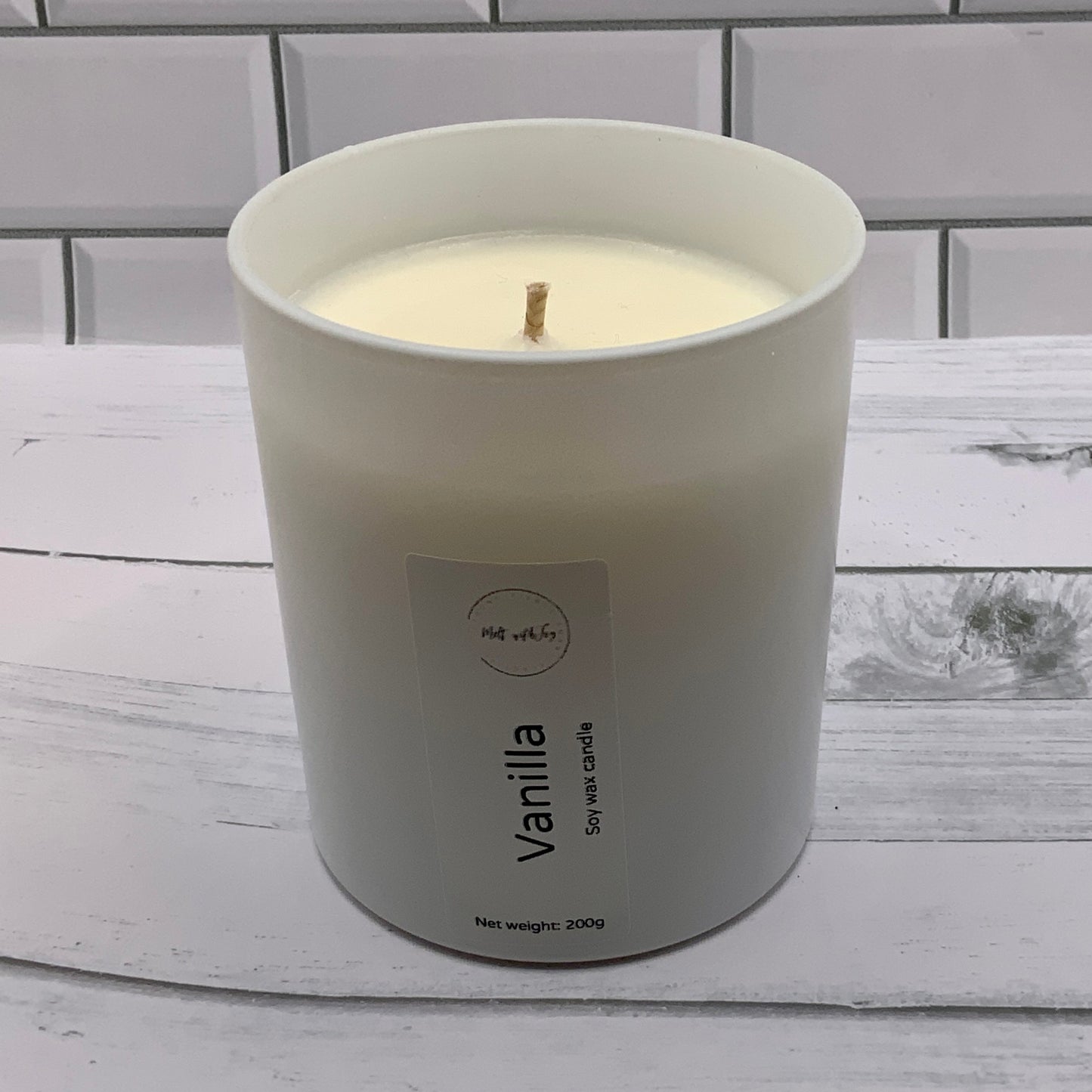 Vanilla candle