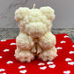 Rose Teddy bear candle