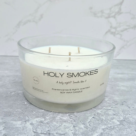 Holy Smokes – Frankincense & Myrrh 3 wick Candle