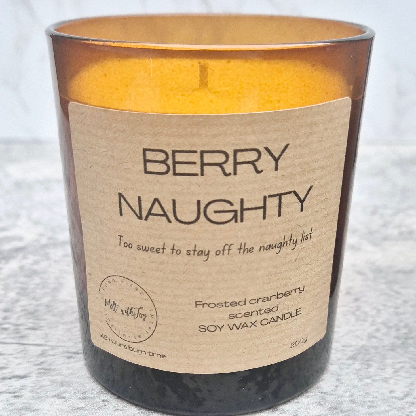 Berry Naughty – Frosted Cranberry Candle