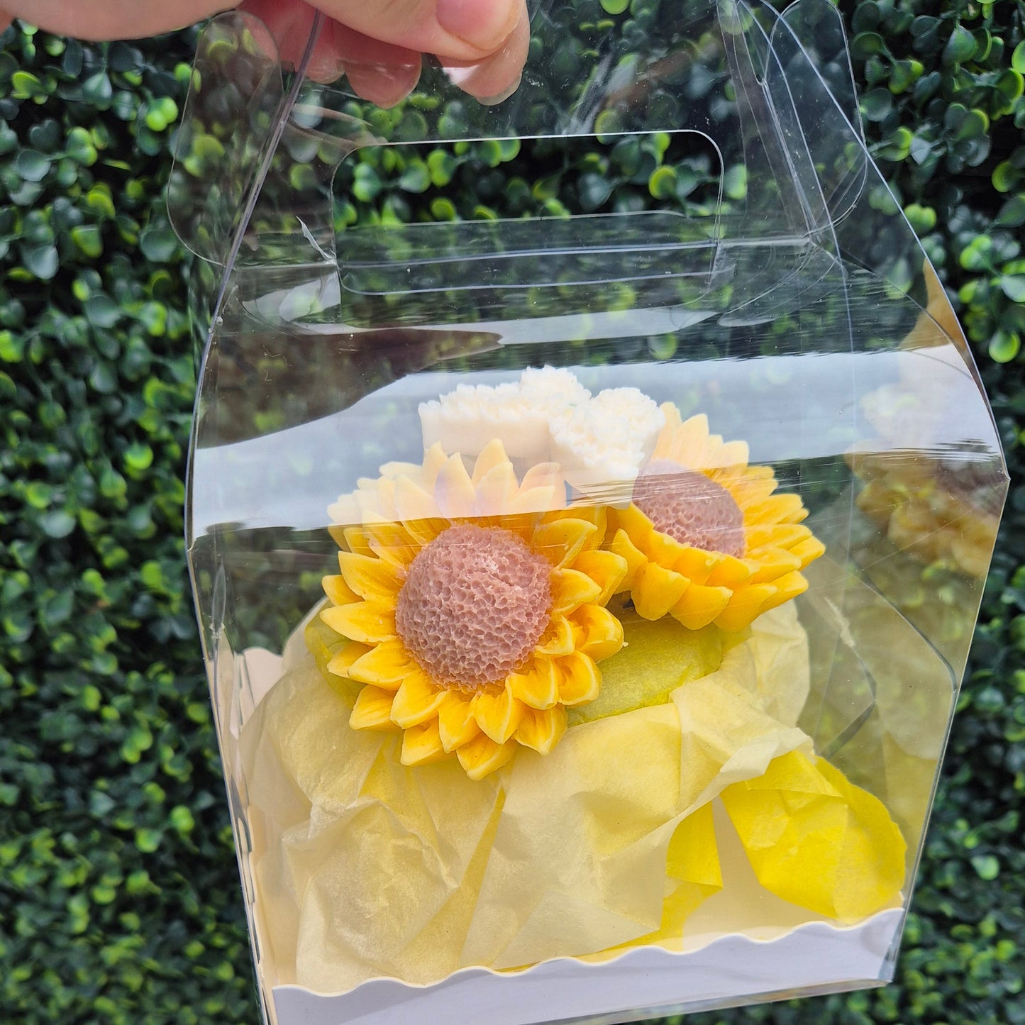 Stay Sunny – Mini Sunflower Wax Melt Bouquet