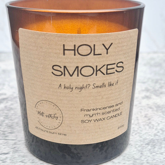 Holy Smokes – Frankincense & Myrrh Candle