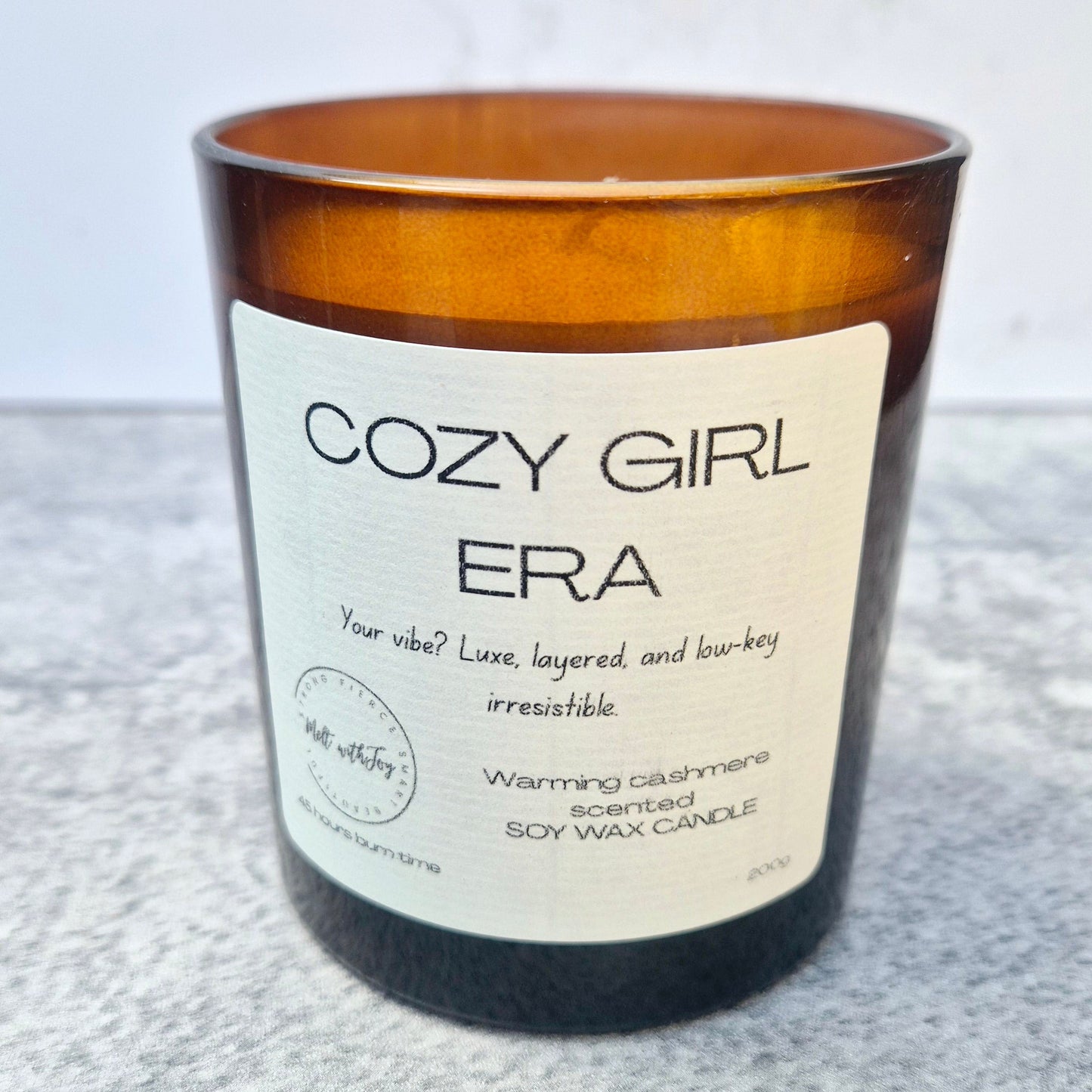 Cozy girl era candle
