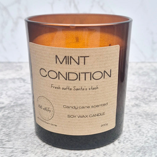 Mint Condition – Candy Cane Candle