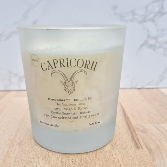 Capricorn - The Ambitious Glow candle