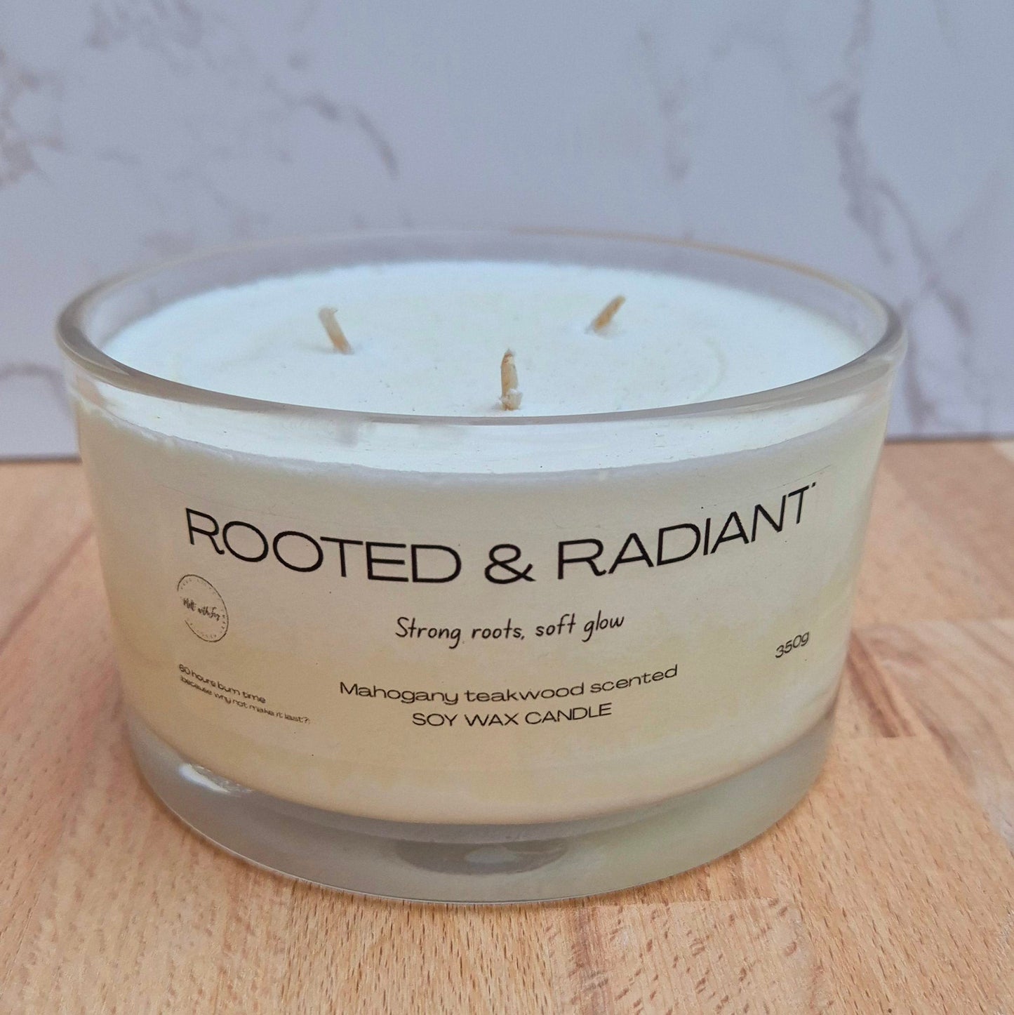 Rooted and Radiant candle