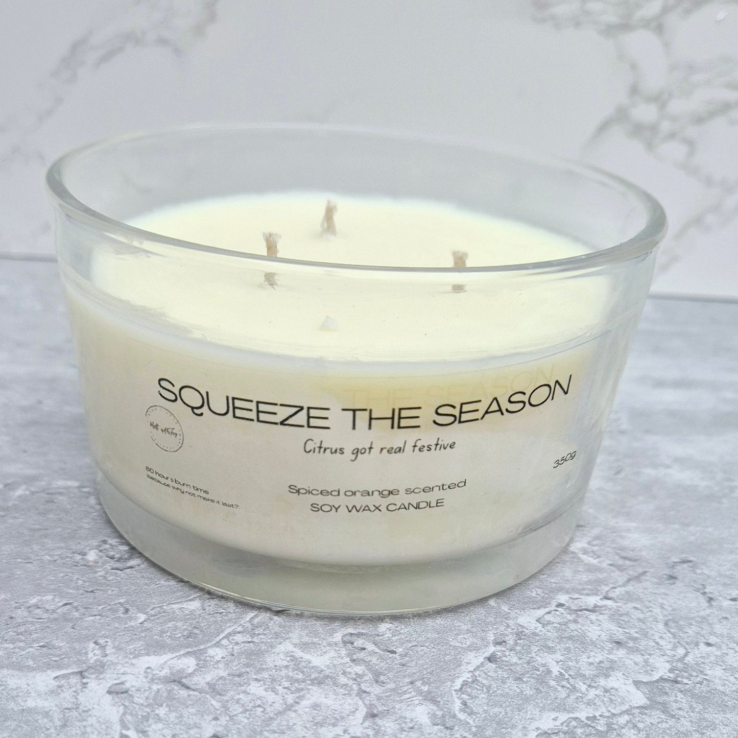 Squeeze the Season – Spiced Orange 3 wick Candle