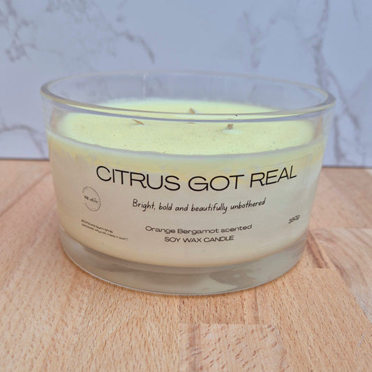Citrus Got Real candle