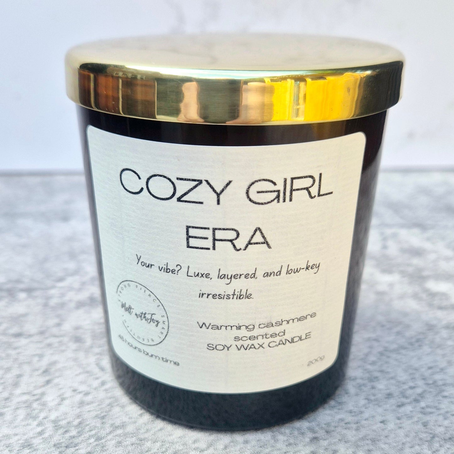 Cozy girl era candle