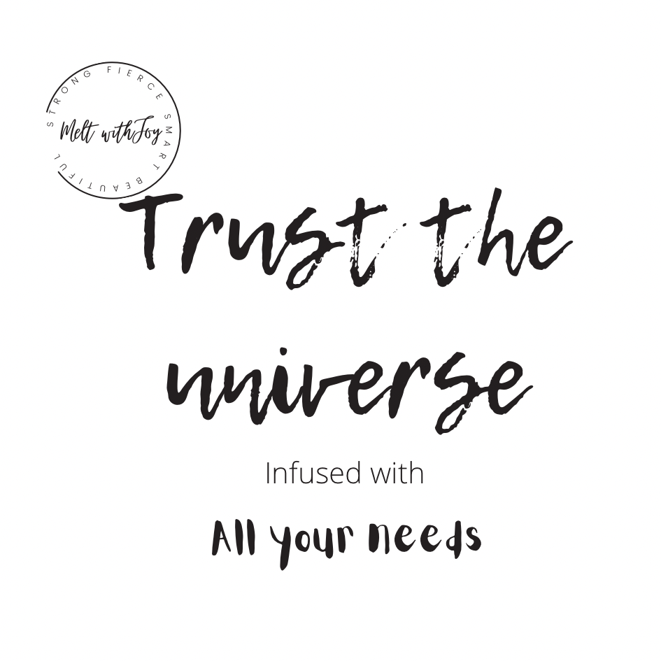 Trust the universe Candle