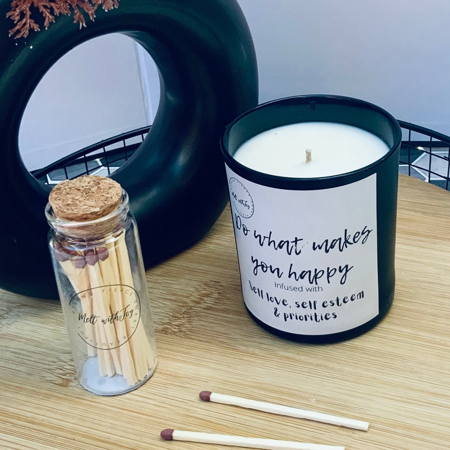 Do what makes you happy Candle