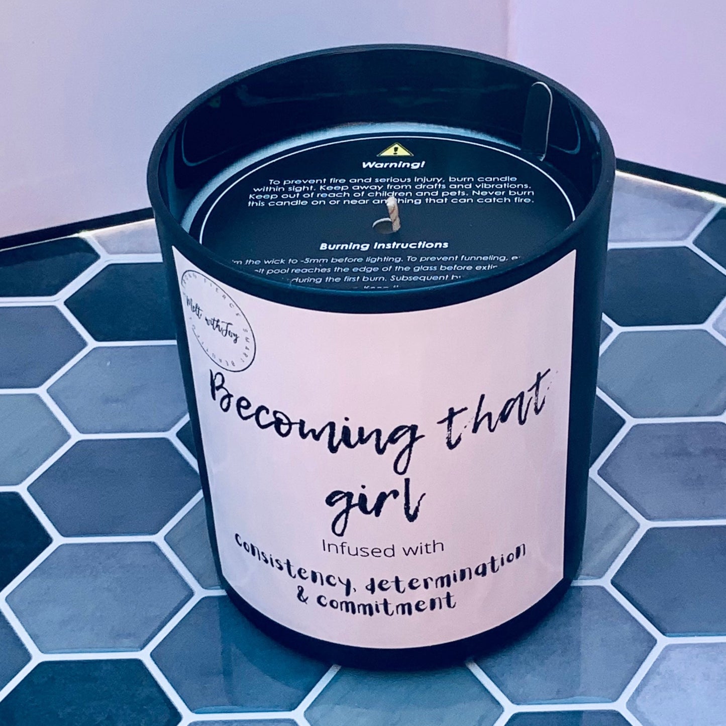 Becoming that girl Candle